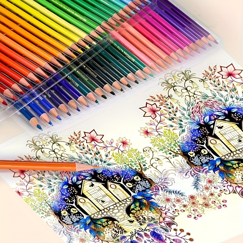 ADULT COLORING BOOK GIFT PACK - 3 Coloring Books Set with Colored Pencils