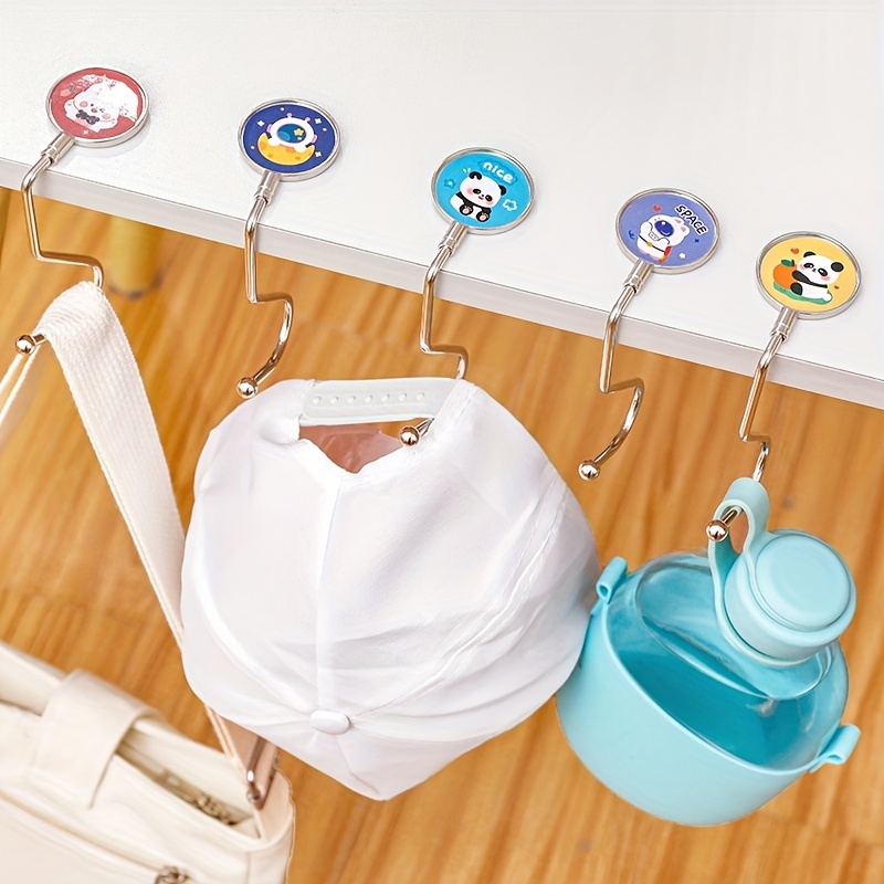 Portable Foldable Handbag Hook Hanger Purse Bag Hook Alloy Hook Rhinestone  Storage Bag Holder - Temu