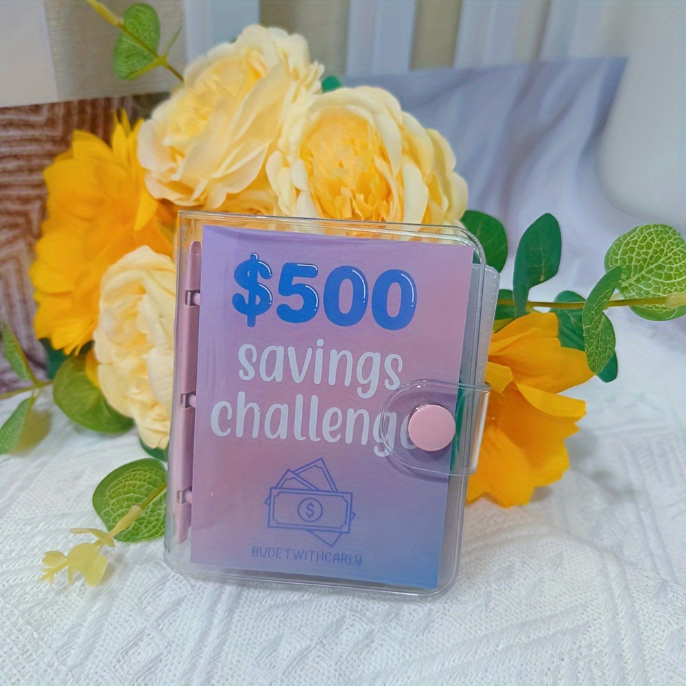 Mini Binder Saving Challenge 150/300/500/1000 Dollars Saving - Temu