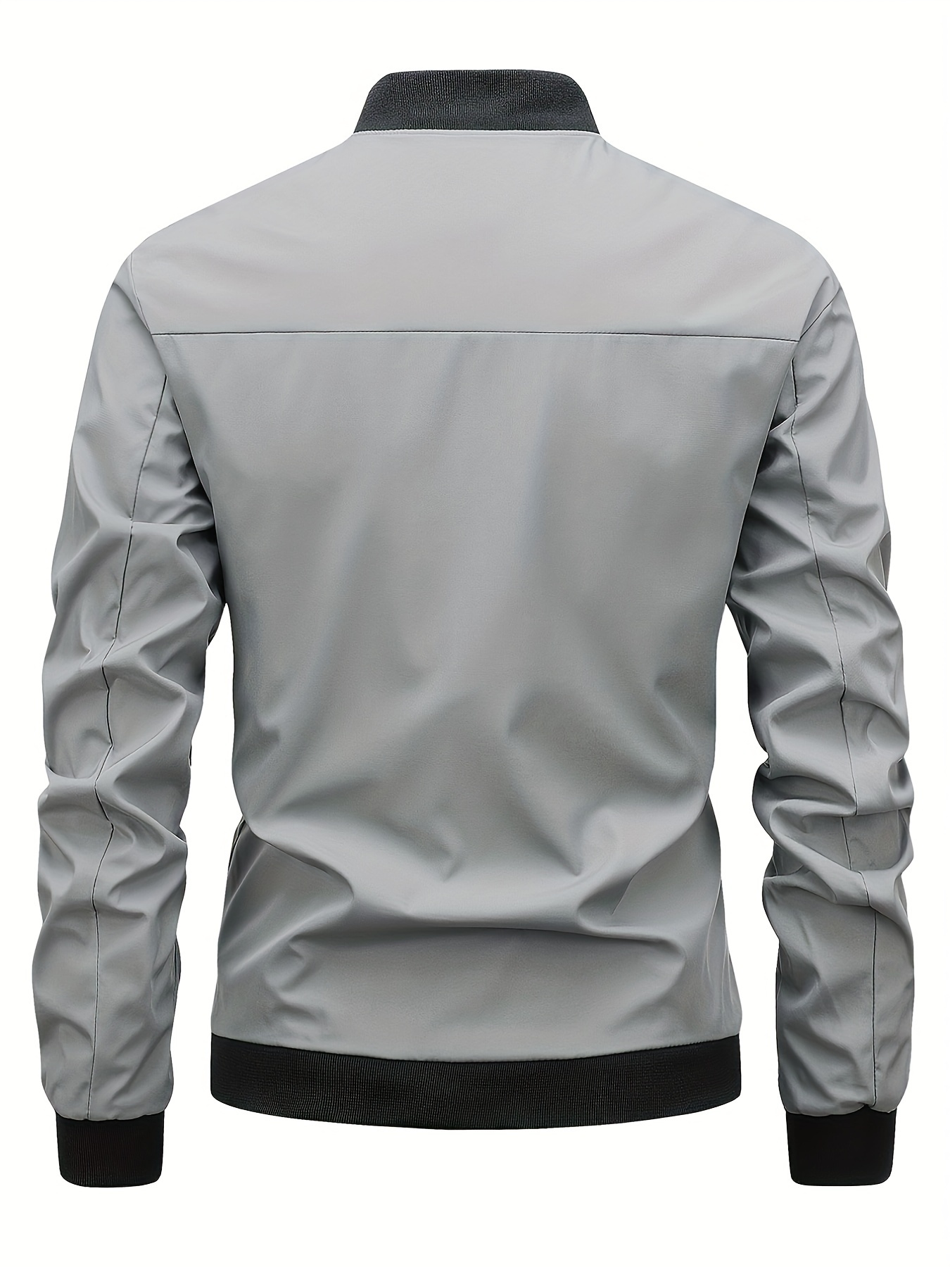 Gray Solid Lightweight Jacket – Unclaimed Baggage