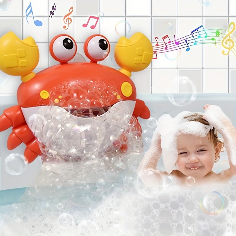 Fabriquant De Bulles De Bain En Forme De Crabe Pour La Baignoire, Jouets De  Bain Pour Bébés De 1 À 3 Ans, Machine À Bulles Pour Bébés, Jouets Pour La  Baignoire Pour