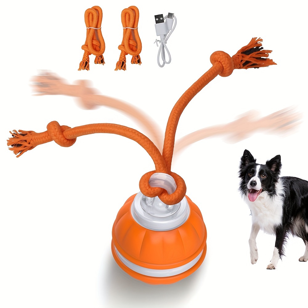 

Laika For Smart Dog Toy Ball With Rope - Usb Rechargeable, Touch-activated Interactive Play For Small To Medium Puppies - Durable, Bpa-free Material