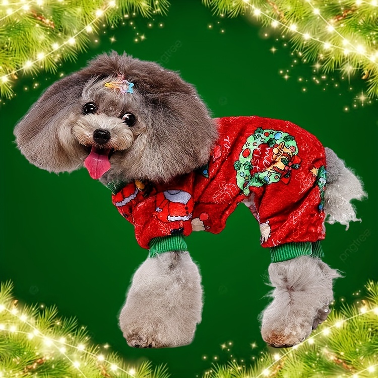 Large dog 2024 christmas dress