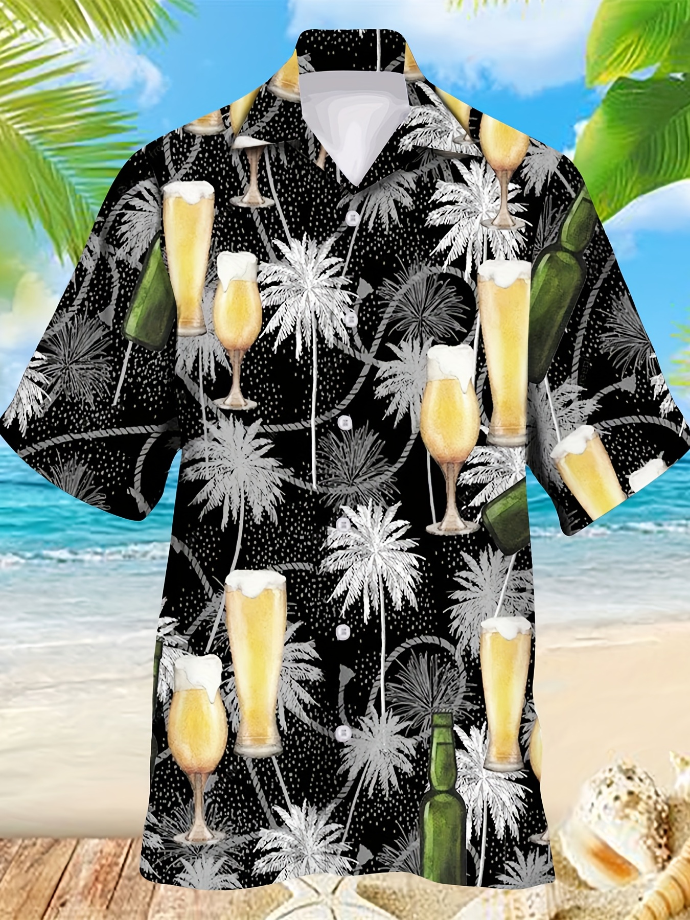 eczipvz Mens T Shirt Men's Short Sleeve Hawaiian Beach Shirts Cotton  Novelty Print Button Down Shirts Tops, Black, 3X-Large : :  Clothing, Shoes & Accessories