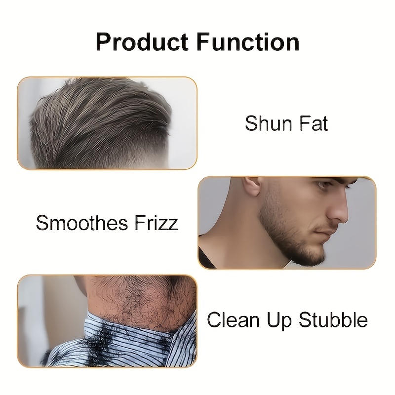 SUPRENT® Tagliacapelli professionale da uomo, kit di taglio di capelli e  tagliacapelli a lama a T Zero Gap, set di trimmer per barbiere senza fili  con