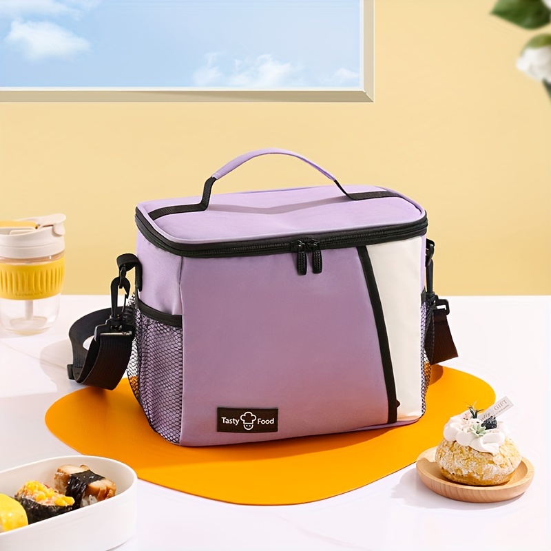 Bolsa de almuerzo para mujeres y adultos, bolsas de almuerzo aisladas,  bolsa grande reutilizable para el trabajo, picnic, lonchera para mujer