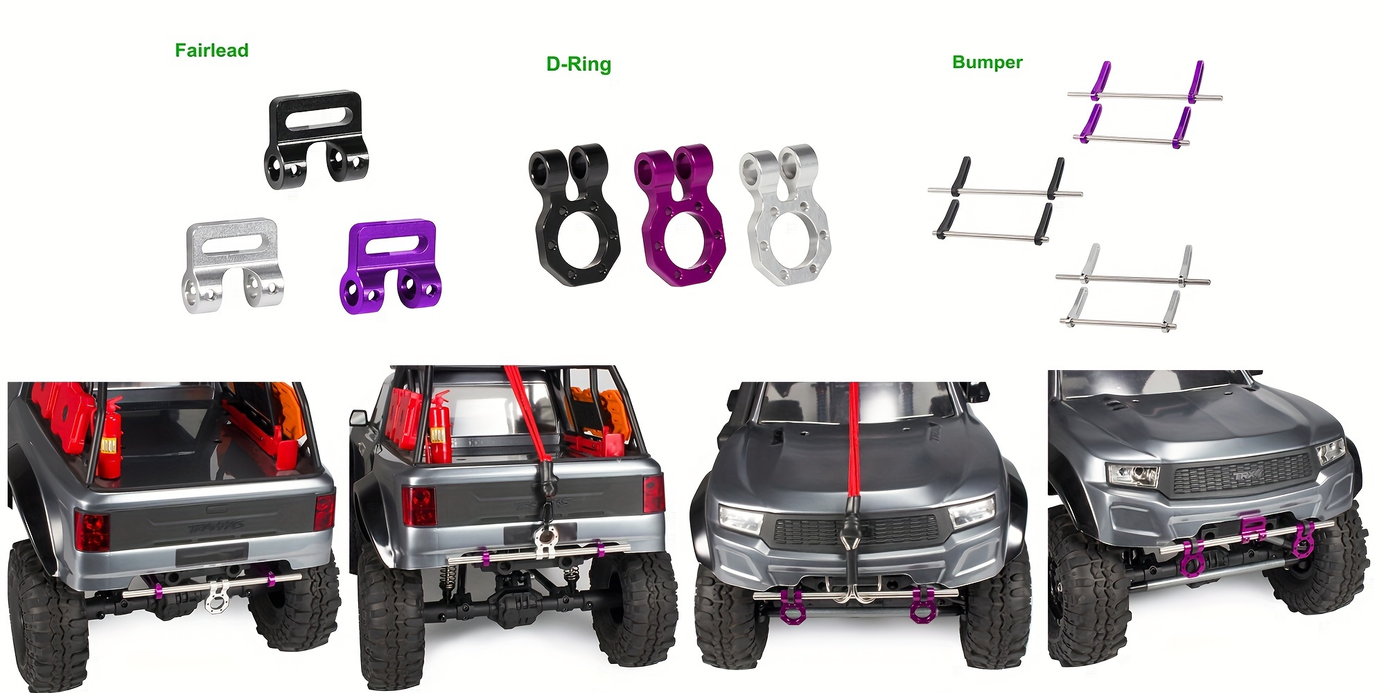 Max 2PCS 1/10 Trailer Towing Hooks Buckle Tow D Shackles for 1/10 RC  Crawler Car at Rs 659.00, Tow Hook