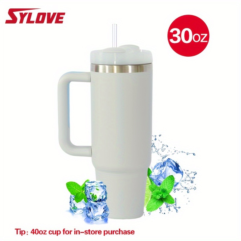 30oz Tall Mug with Straw Lid– FIFTY/FIFTY Bottles