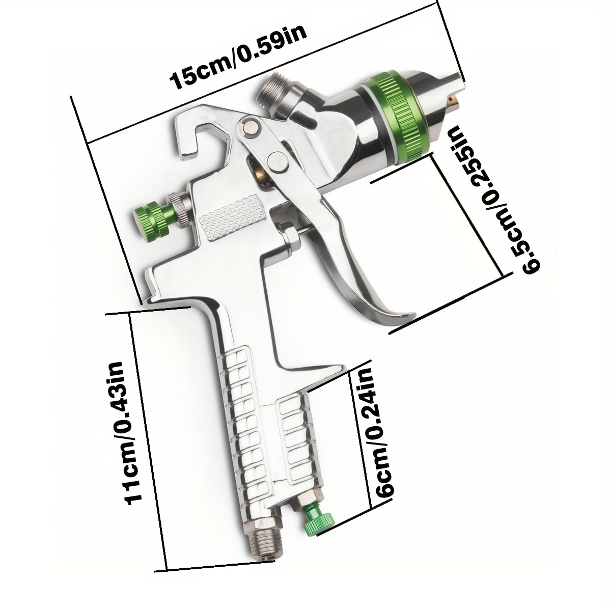 PISTOLA DE AIRE DE ALUMINIO