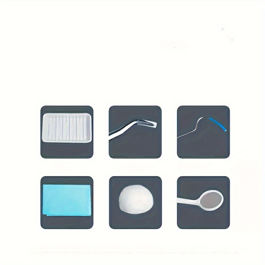 6pcs Dentist Examination Tools Dental Disposable Kit
