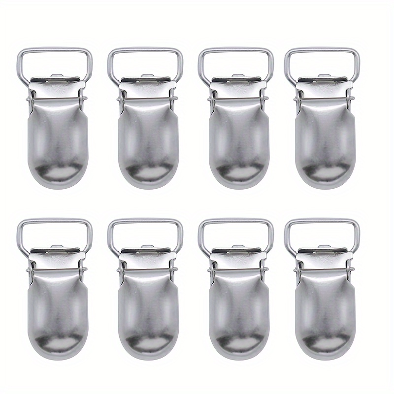 Stainless Steel Garment Suit Strap Clip Metal Adjustable Strap 15mm
