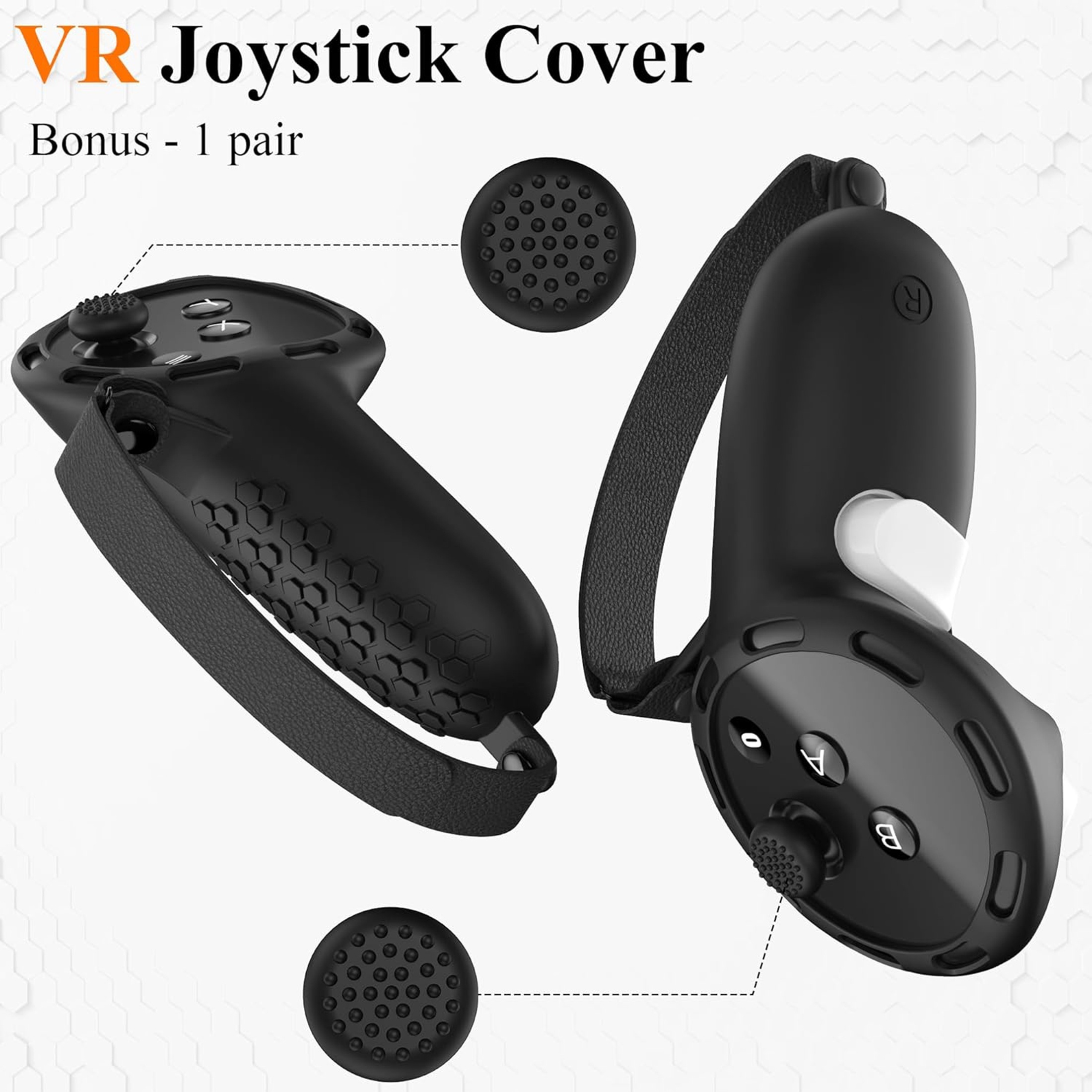 7pcs VR Accessories Set for Meta Quest 3, VR Accessories Protective Cover  Includes VR Face Cover,Controller Grips,Headset Cover, Lens Protector,  Quest