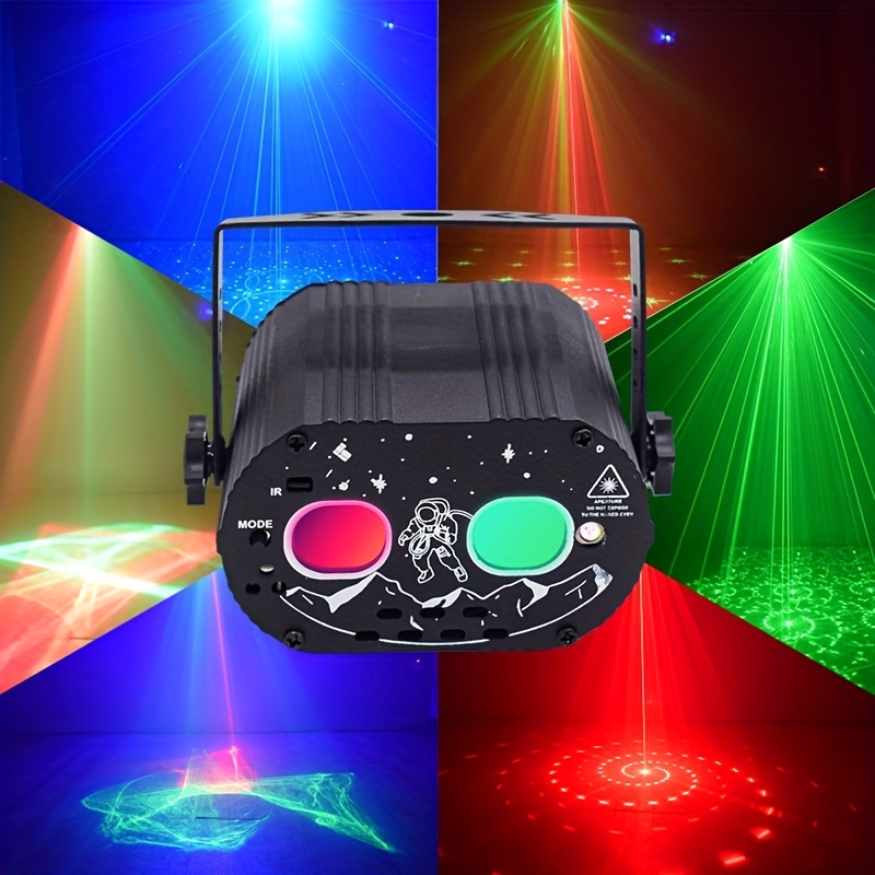 1pc Party DJ Disco Light, Proyector Láser Con Efecto De Iluminación De  Escenario Láser, Patrones De Efectos Múltiples Y Luces Del Norte, Con  Control R