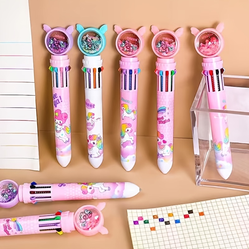 Rainbow Unicorn Gel Pens - Temu
