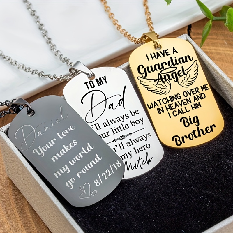 Dog Tag Personalized, Dog Tag Necklace, Military Dog Tags for Men, Engraved  Dog Tag, Custom Military Dog Tag, Dog Tags Personalized 