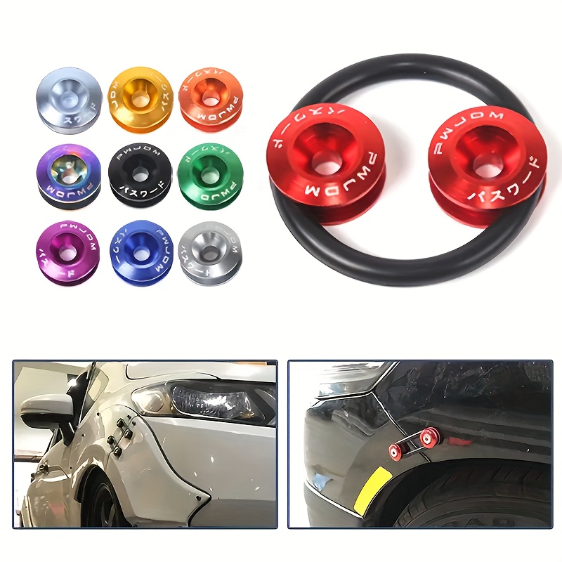 JDM Quick Release Fasteners Kit - Bumper Fender Clips Holders For Universal Car Use