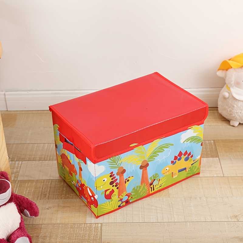 Boîte de rangement pour enfants Coffre à jouets avec couvercle Caisse  pliable