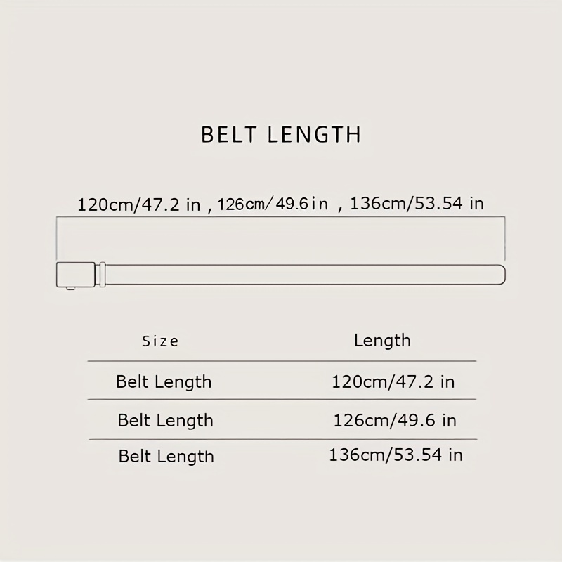 Argyle Style Men's Automatic Buckle Belt Business Leather Belt