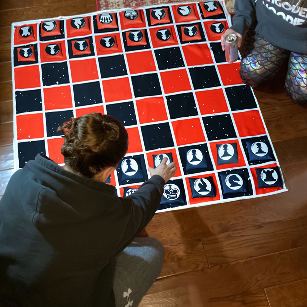 Giant Checkers, Chess, & Chess Tac Toe Game