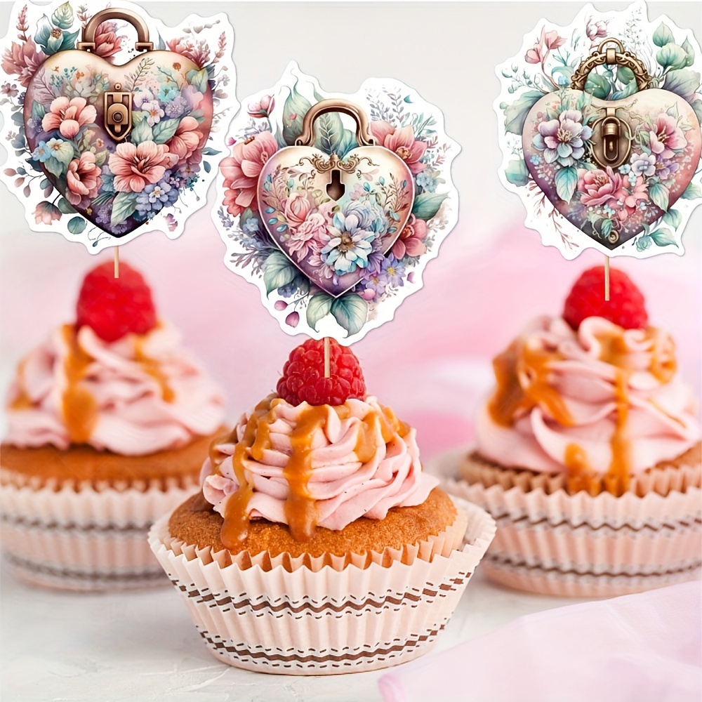 10 Pezzi Decorazione Torta San Cuore Amore - Temu Italy