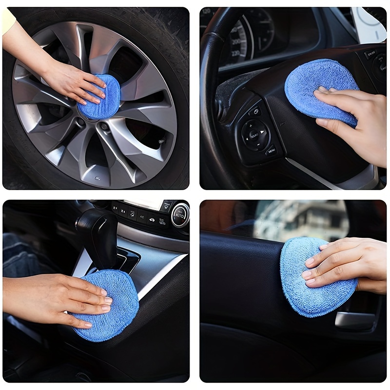 Micro Fiber Wax Applicator Car Wax Applicator Polishing - Temu