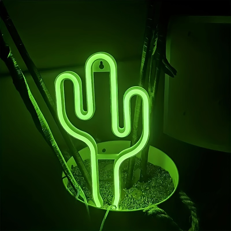 grnes kaktus led neon schild multifunktionales - Temu Austria