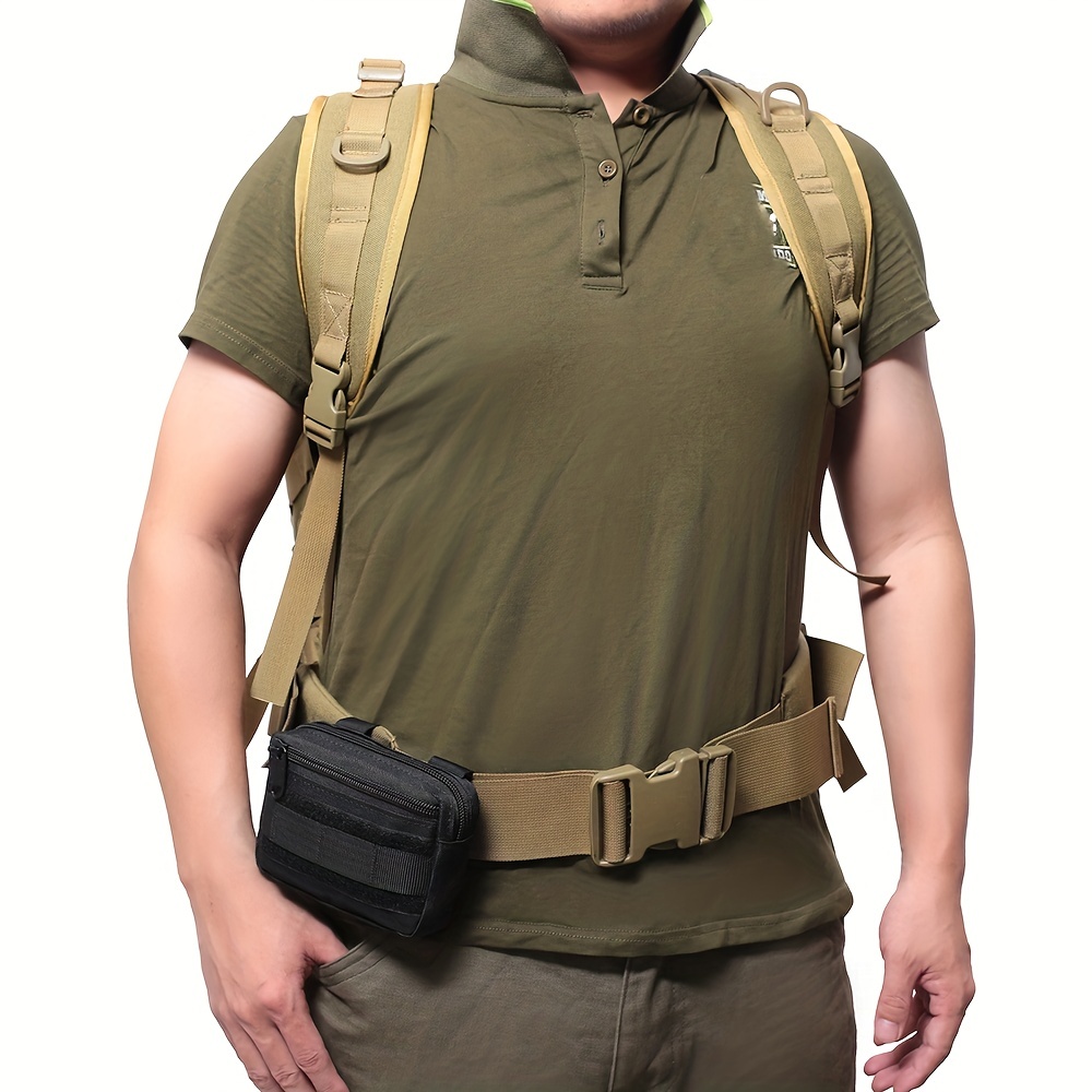 Tactical Chest Bag Military Nylon Shoulder Bag Waist Pack Outdoor EDC Tool  Pouch