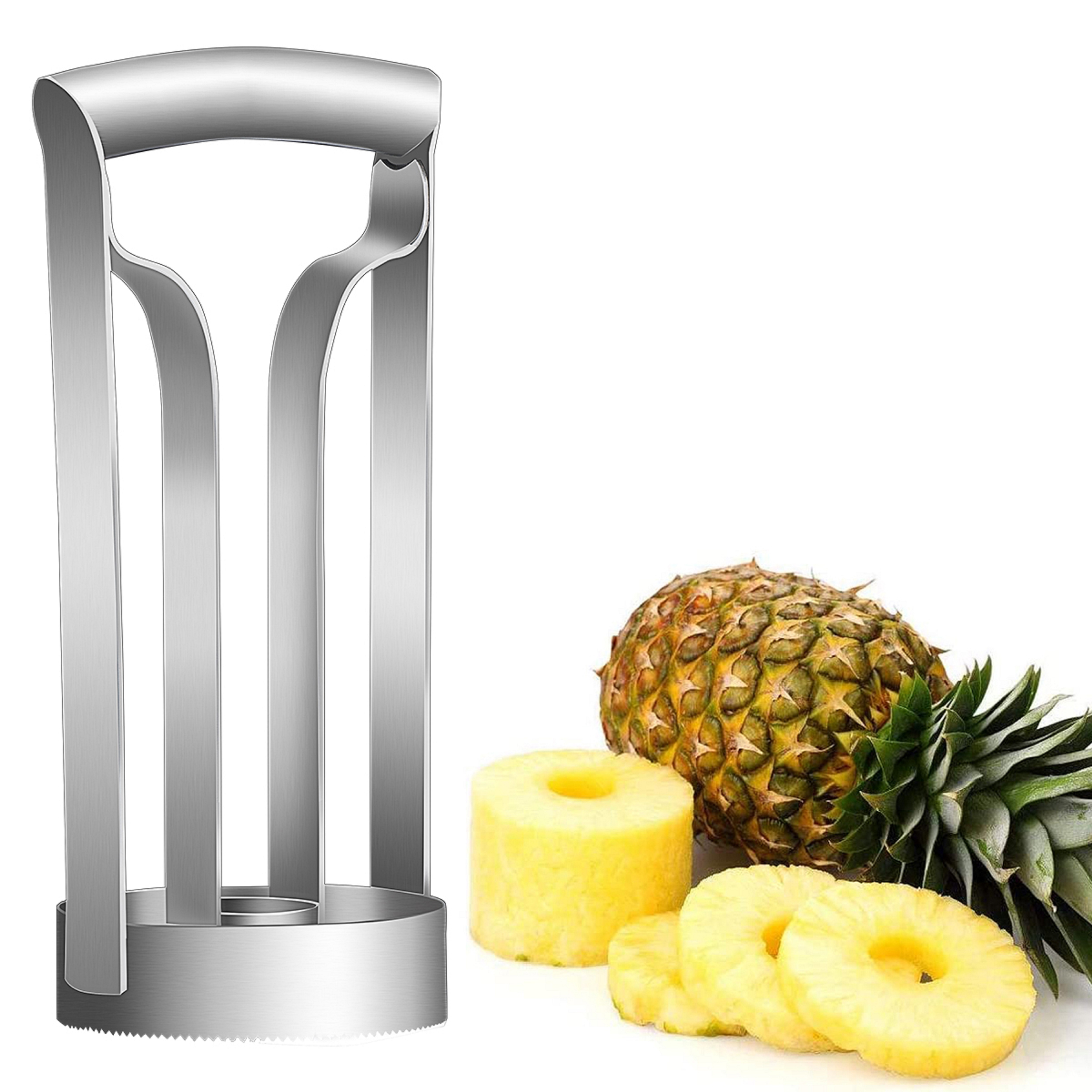 COM-FOUR® coupe-ananas 3 en 1 - éplucheur d'ananas en acier