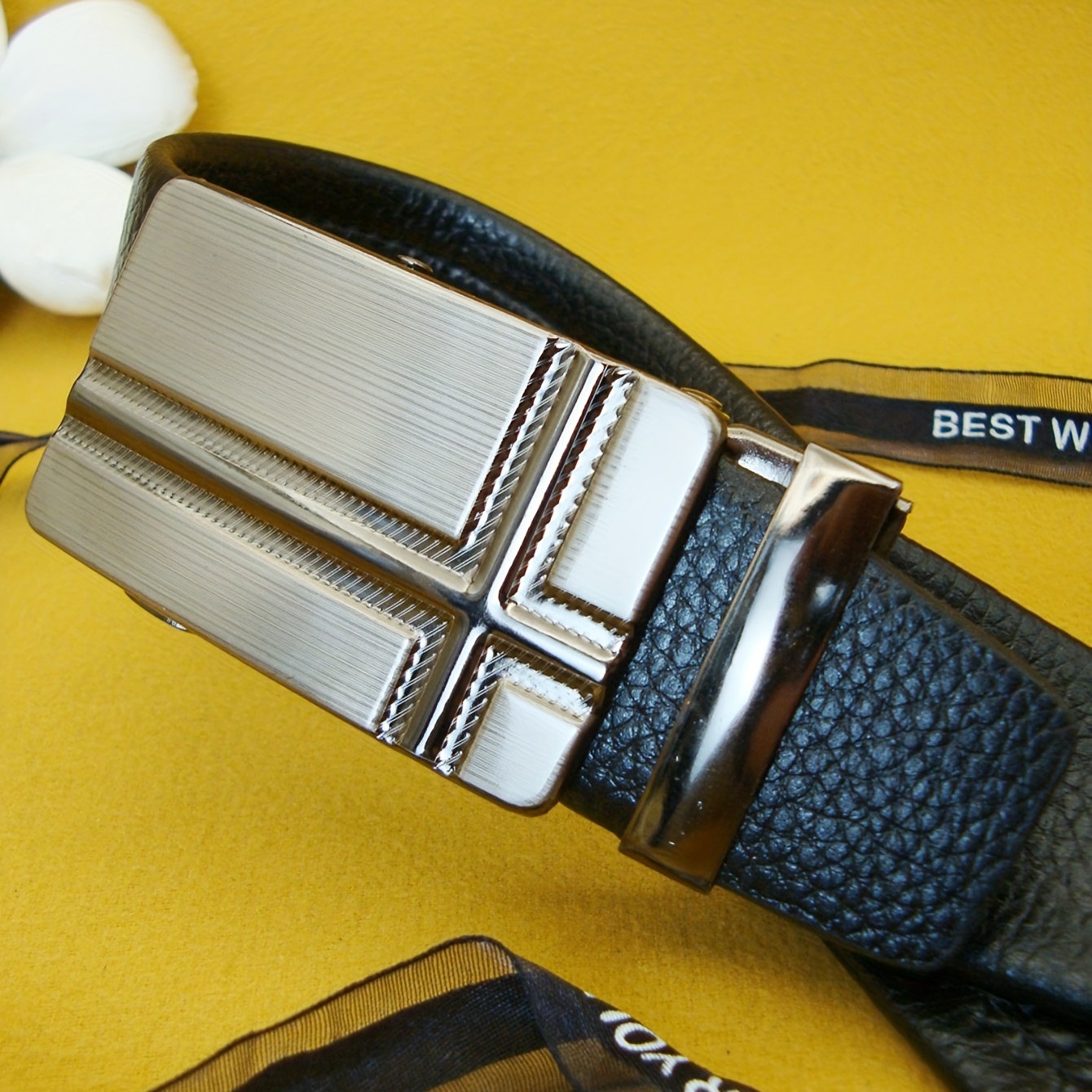 Men's Business Casual Leather Belt