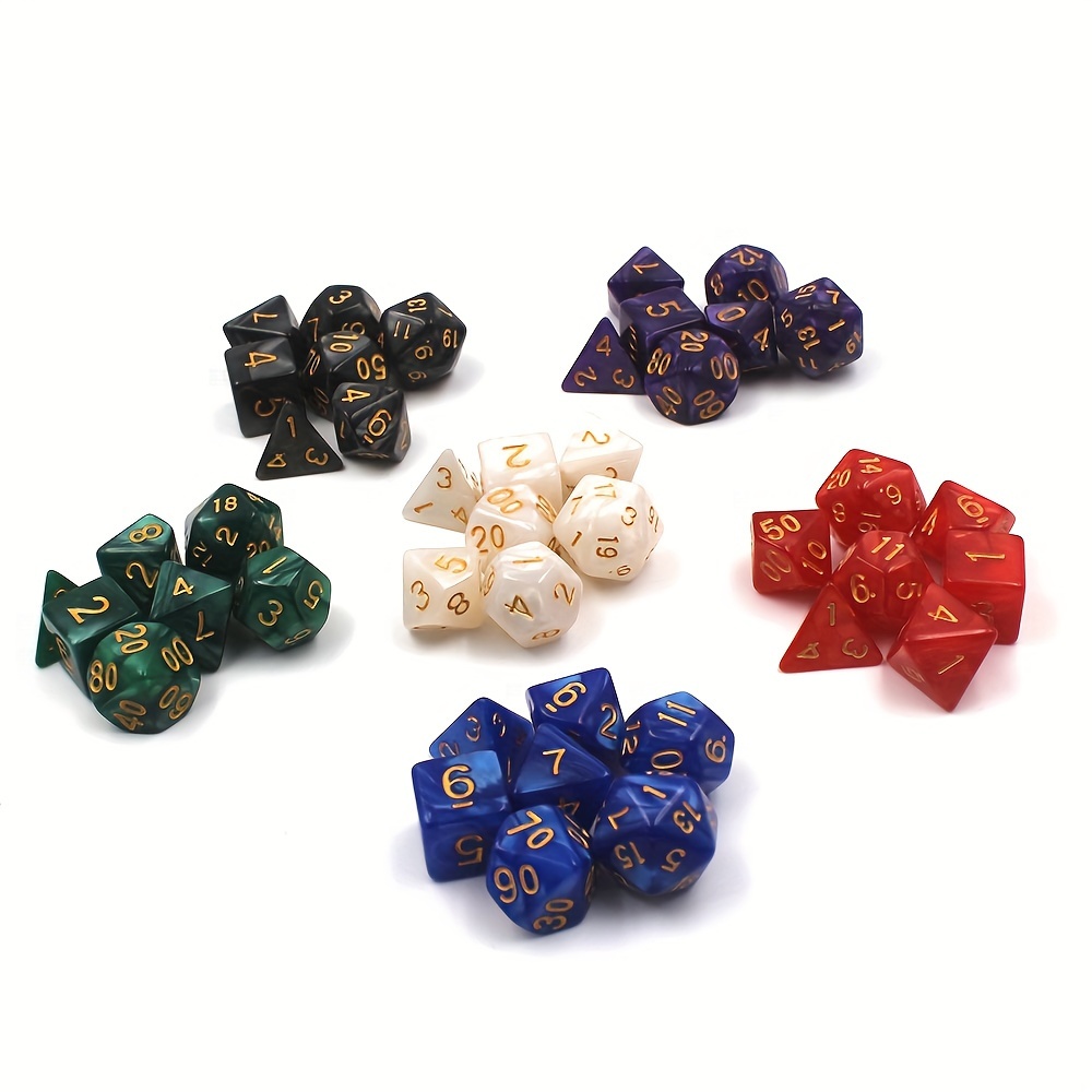 Luminous Polyhedral Dice Club Dice Light-emitting DnD Dice MTG Pathfinder  Game