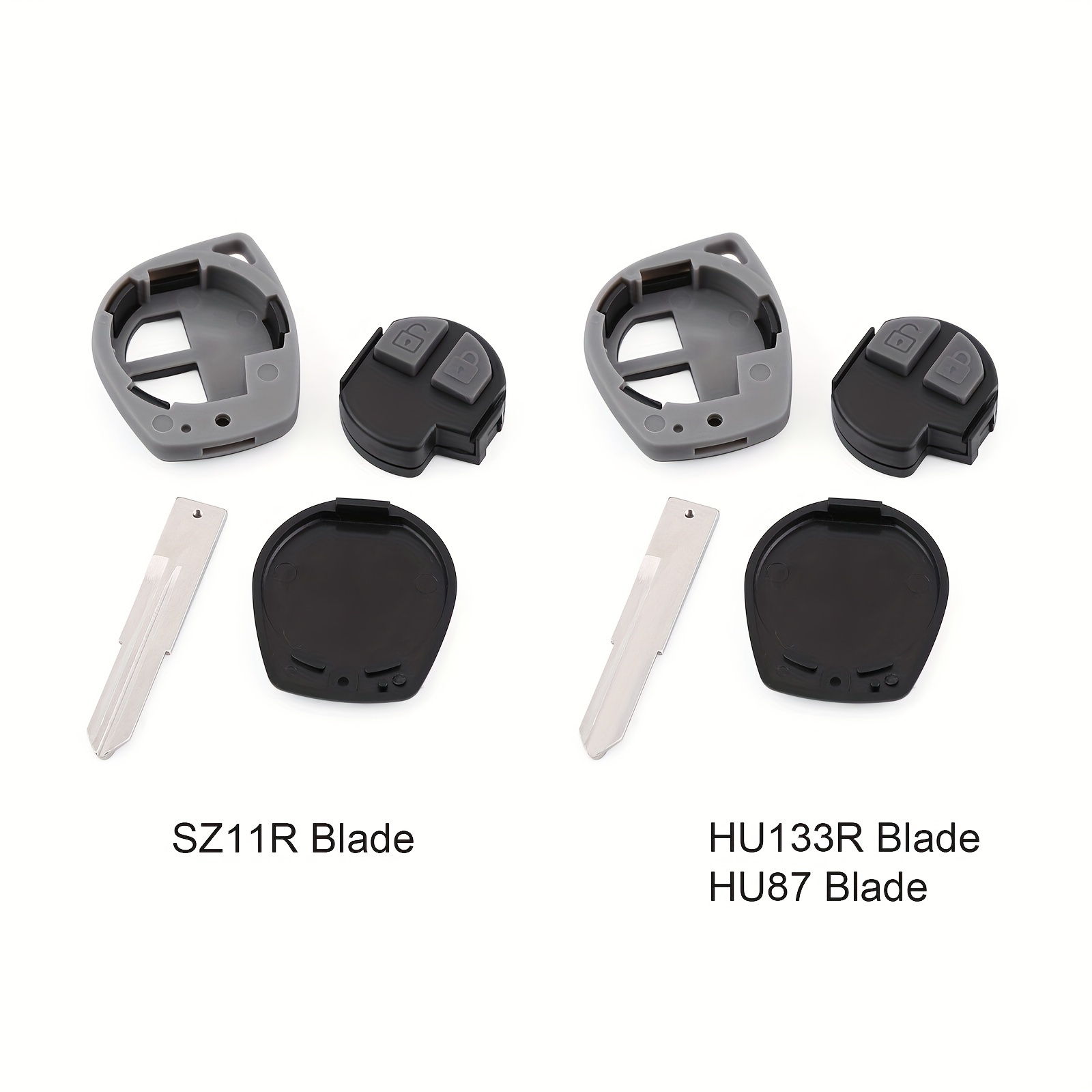 Suzuki SZ11R 2 button remote key shell replacement separate chip