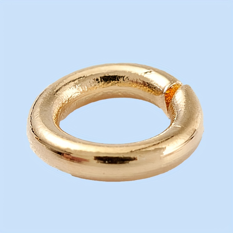 304 Stainless Steel Open Jump Rings Golden Circle Ring Real - Temu