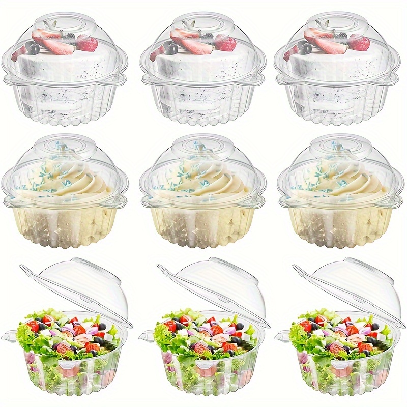 Plastic 4 Ct Large Cupcake Container › Sugar Art Cake & Candy Supplies