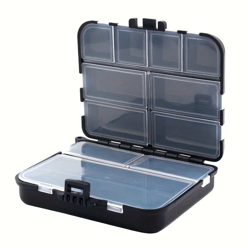 1Pcs 10/15 Grids Detachable Transparent Plastic Fishing Tackle Accessory Box Fishing Lure Bait Hooks Storage Box Case Container Jewelry Making