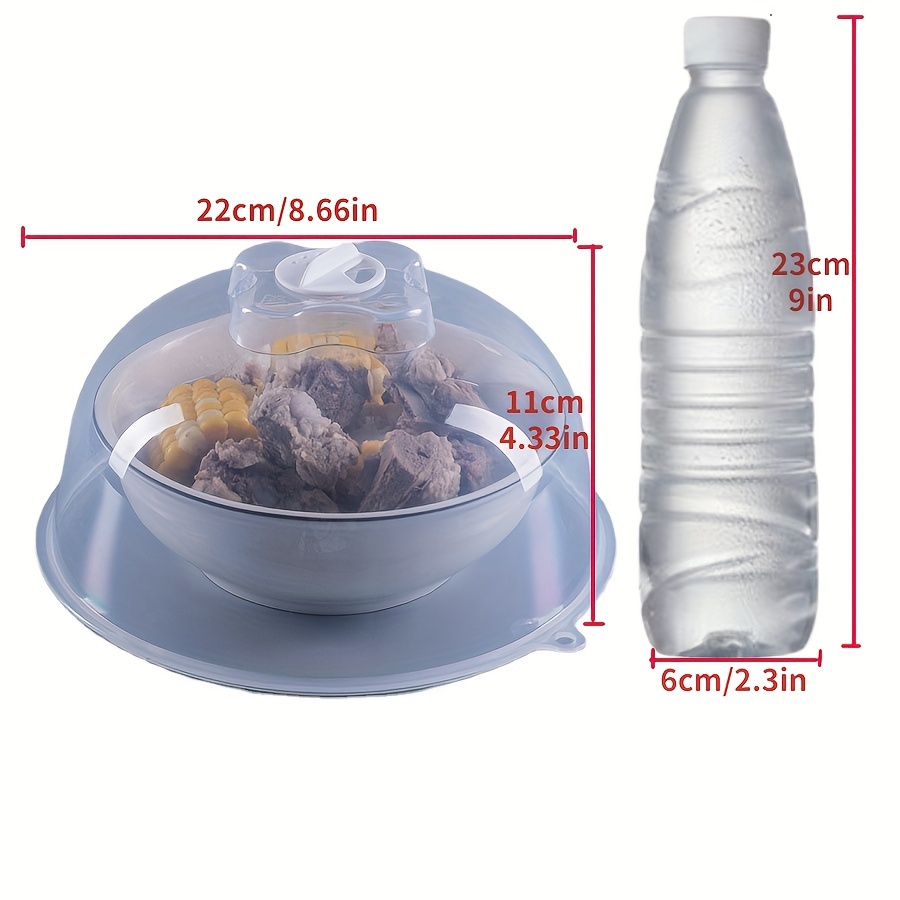Microwave Heating Insulation Dish Cover High Quality Pp Plastic Non-toxic  High Temperature Resistant Kitchen Accessories