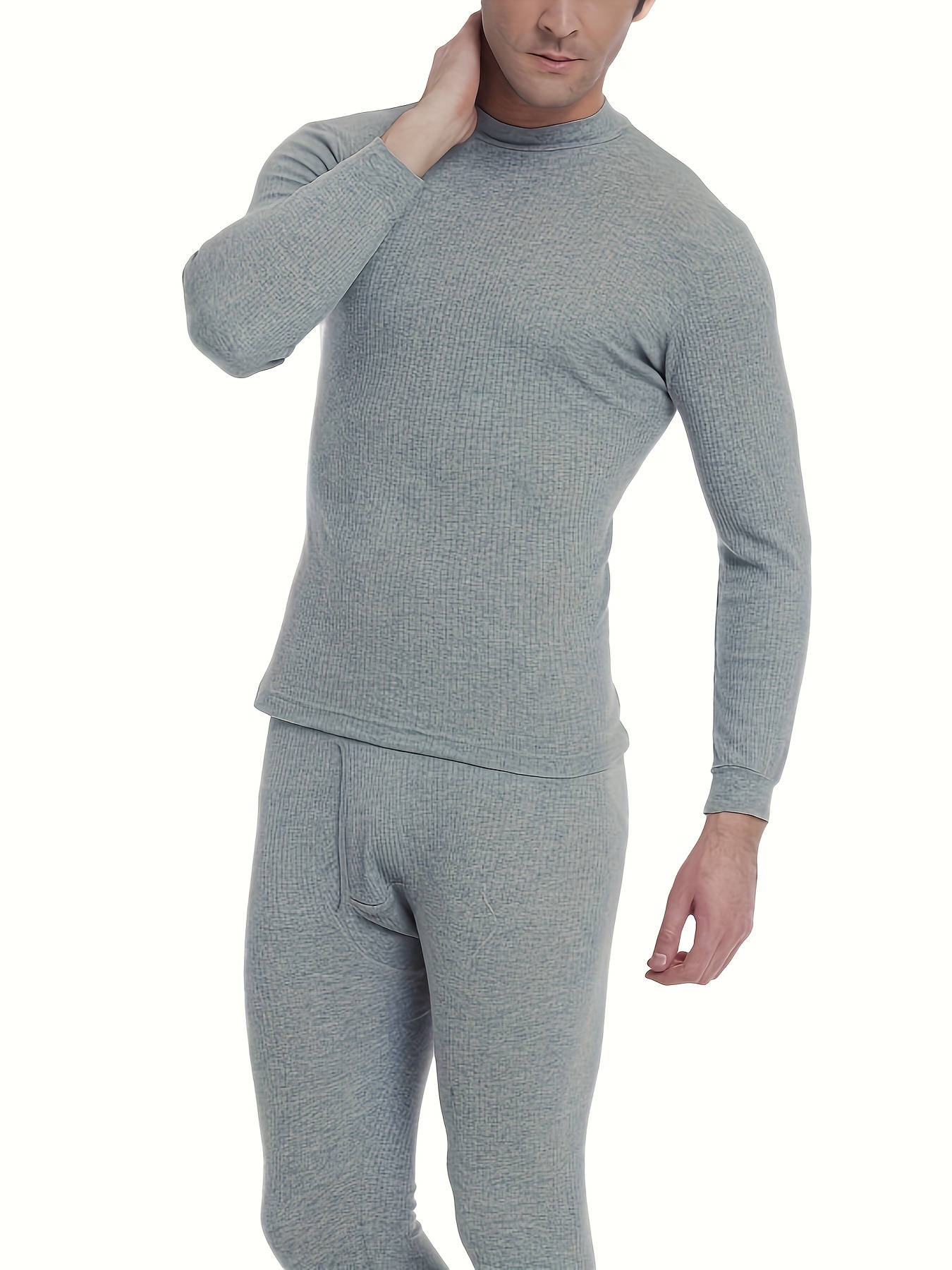 Thermal Underwear Set For Men Ultra Soft Long Johns Heated - Temu