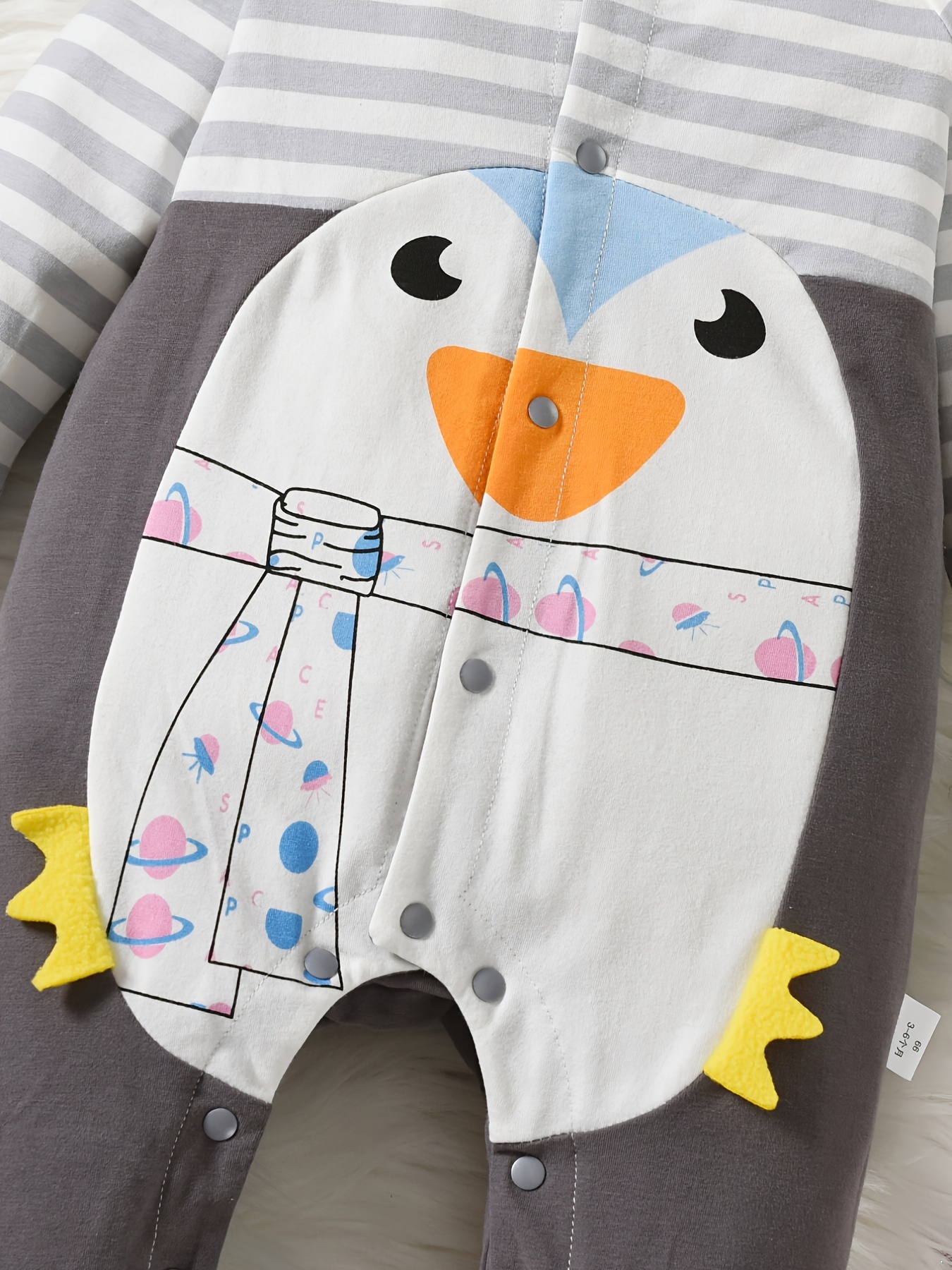 Mameluco de pinguino para bebe hot sale