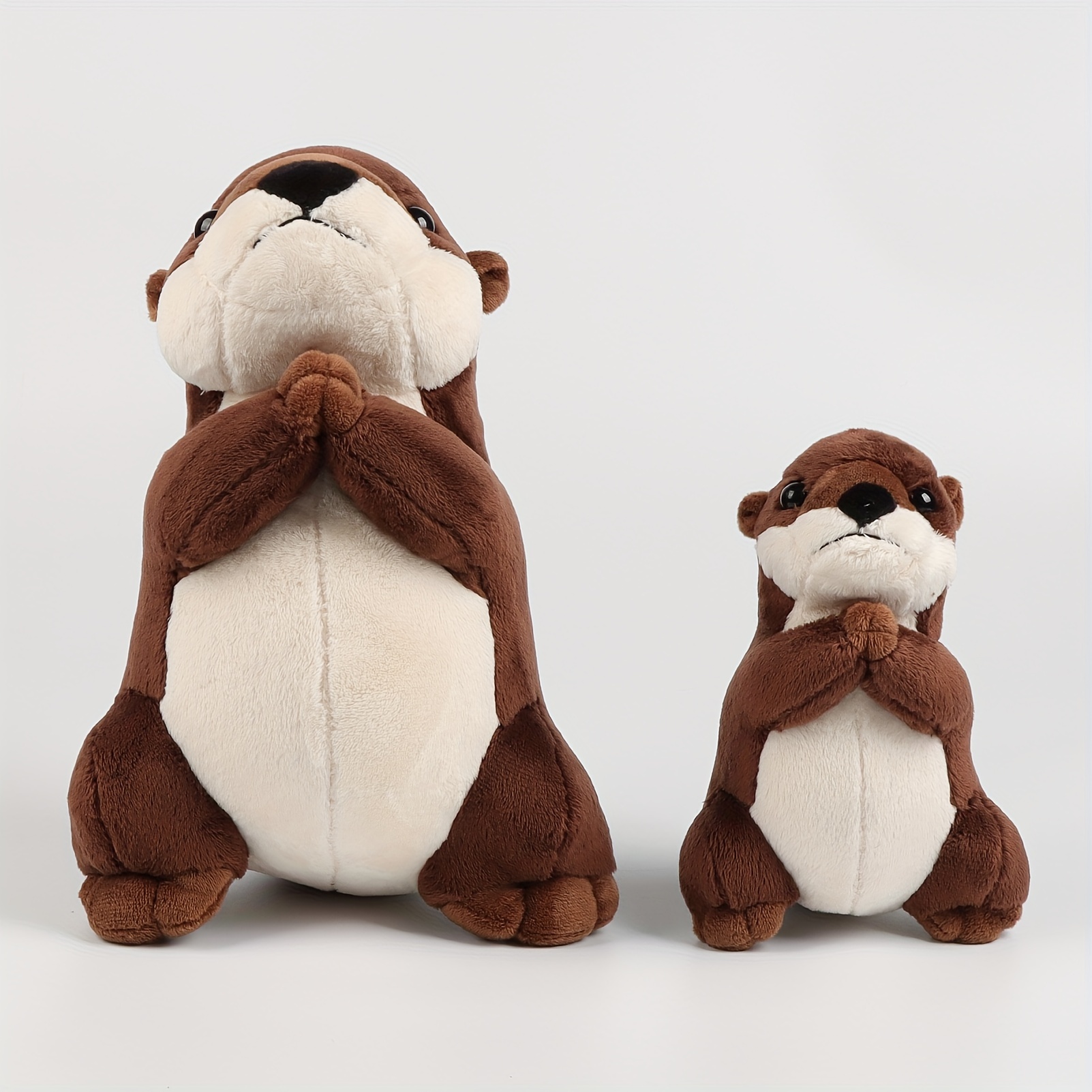 Kawaii Prayer Otter Plush Toys Soft Sea Otter Stuffed - Temu Canada