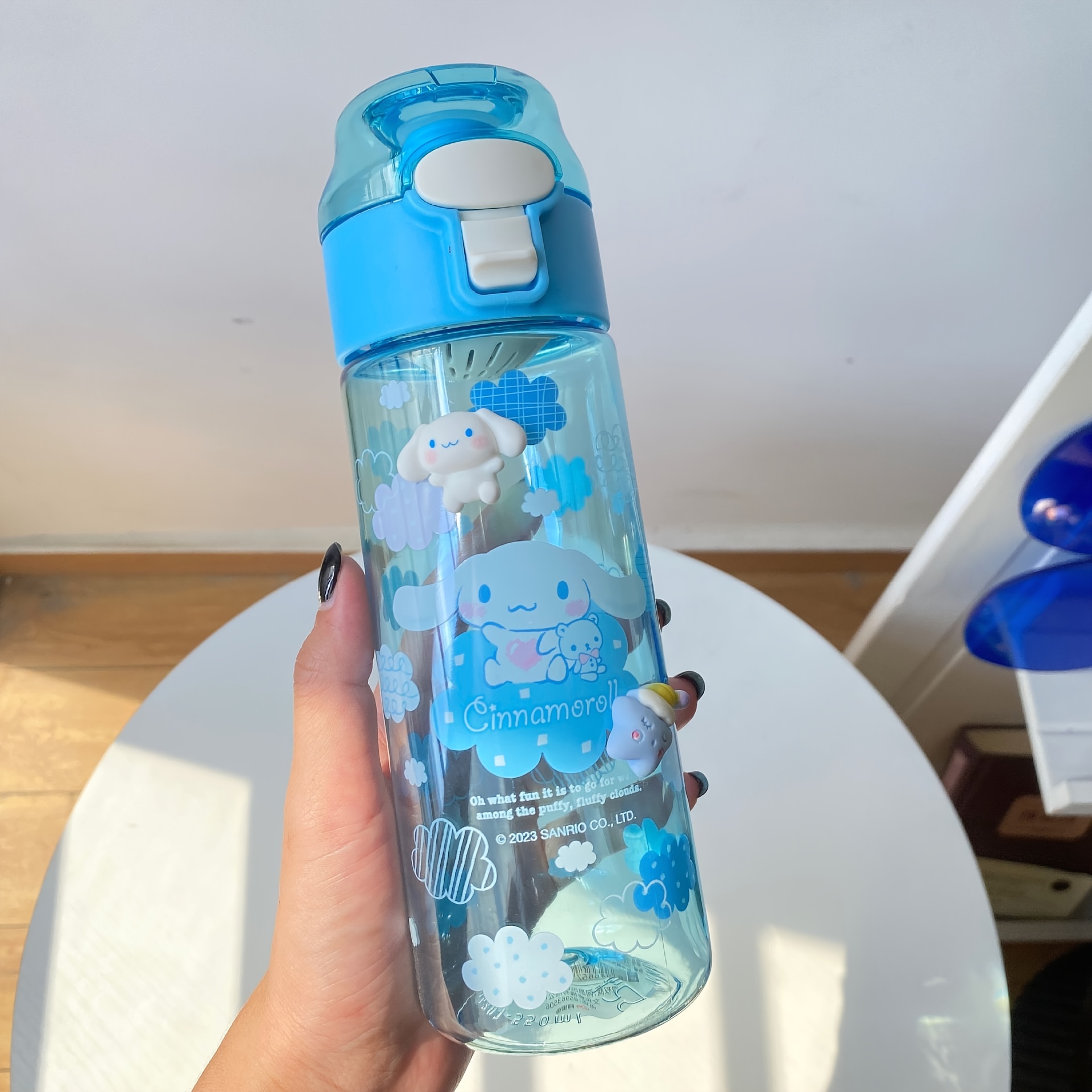 Cute Tritan Water Cup Cartoon Flip Top Water - Temu