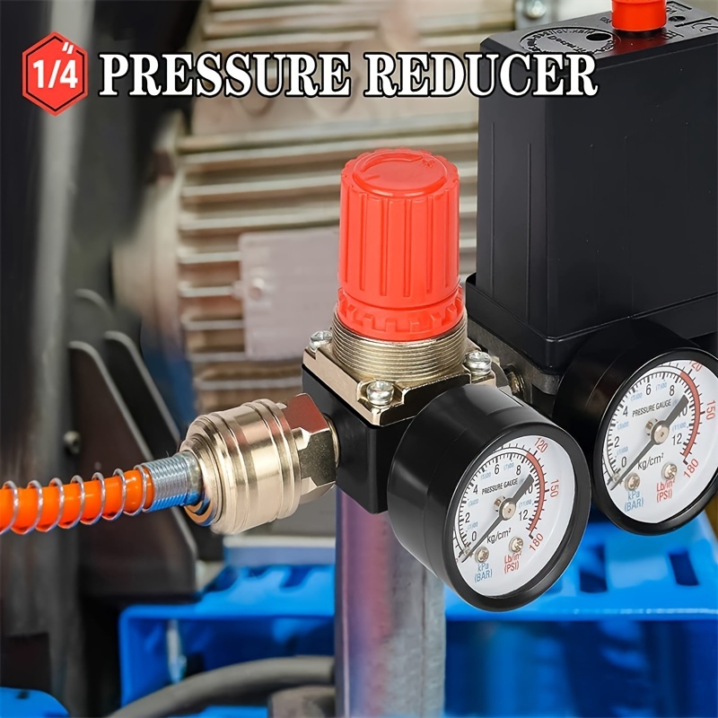 90-120psi Pressostat Compresseur d'air valve à contrôle Régulateur