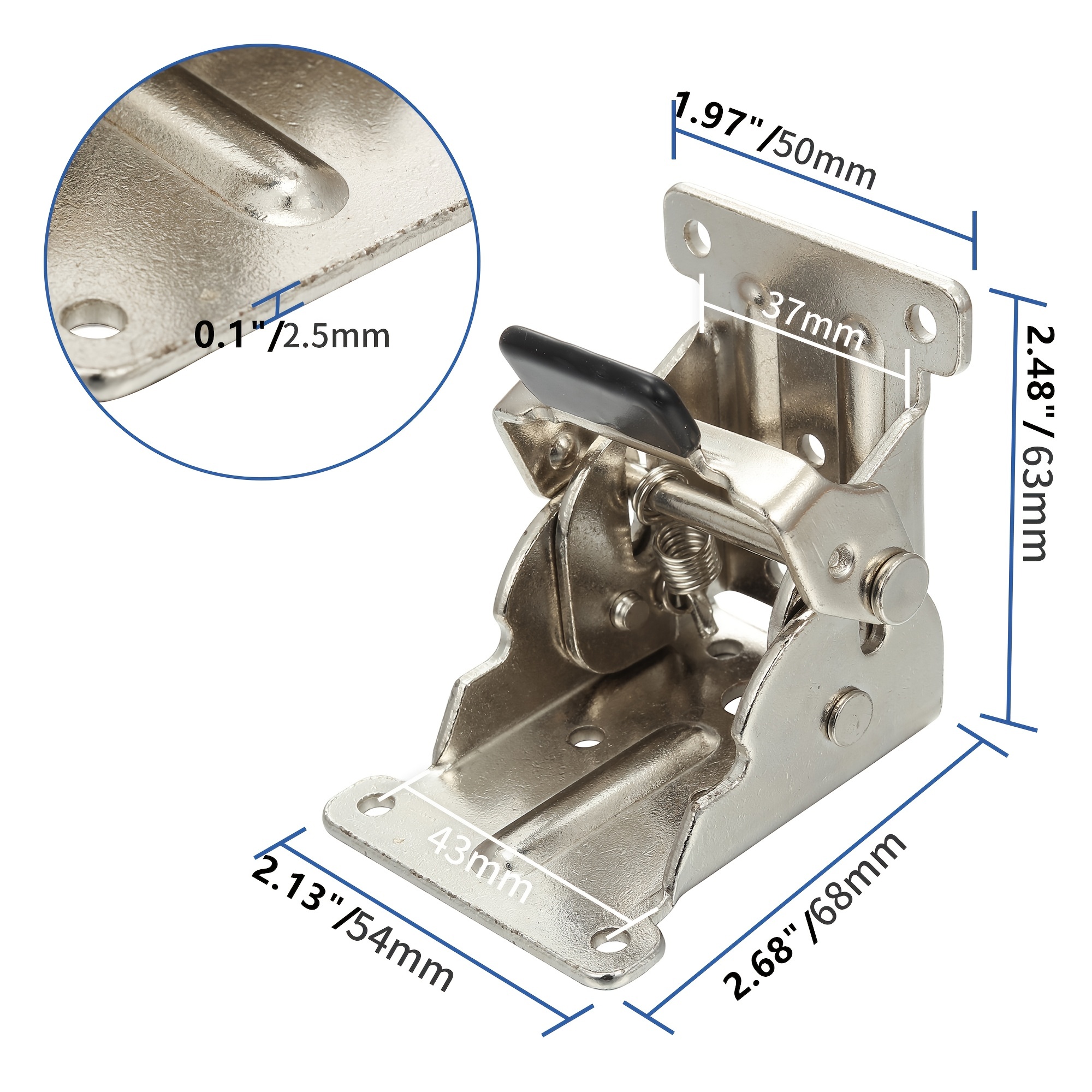 90 Degree Self locking Folding Hinge Table Legs Chair - Temu