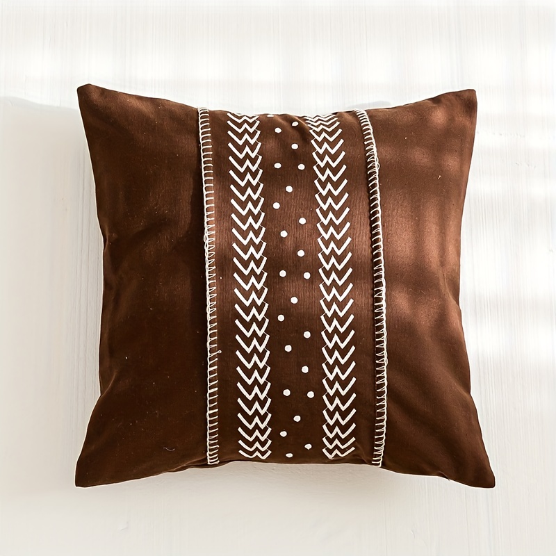 Indian Style Moroccan Handmade Throw Pillow Cover Sofa - Temu