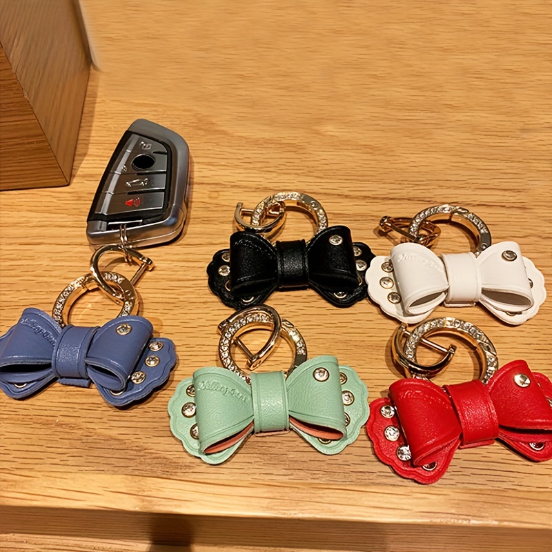 1pc Rhinestone Decor Cute Star Shape Keychain Keyring, Car Key Accessories Bag Pendants, Gift for Temu