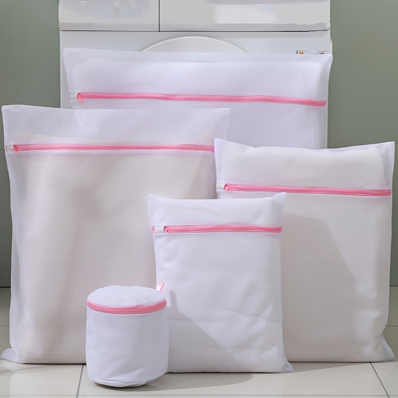 Laundry Bag Dedicates Mesh Laundry Bags Durable Zipper Mesh - Temu