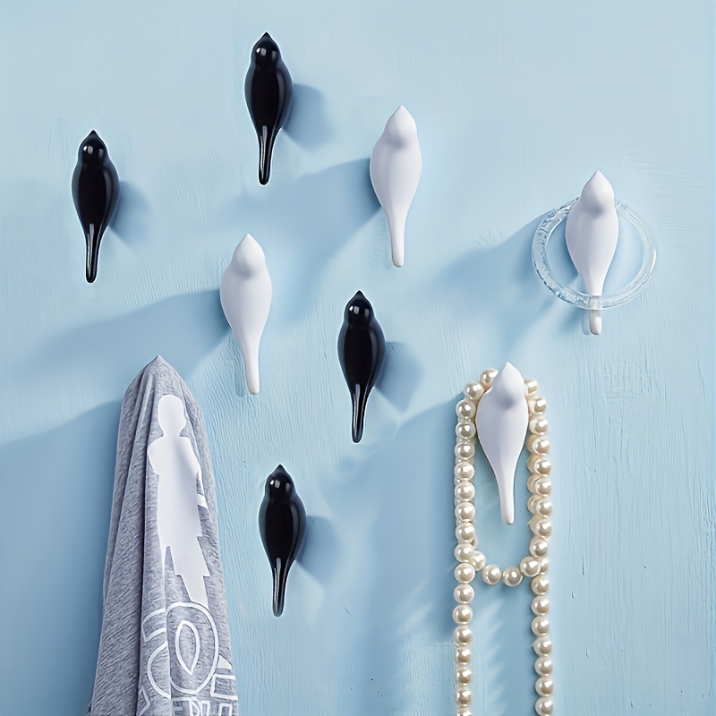 1pc whistle bird house keychain rack creative wall mount hook key hanger holder cute sparrow key holder keyring gift