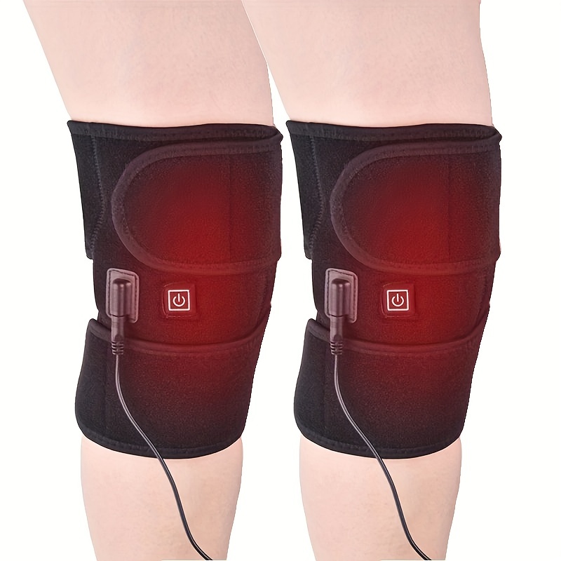 Hoocuco Heated Knee Brace Wrap Support Wireless Portable
