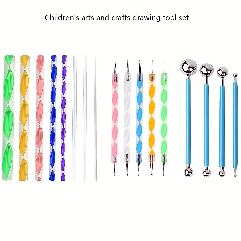 Mandala Dotting Tools Painting Kit With Zipper Storage - Temu