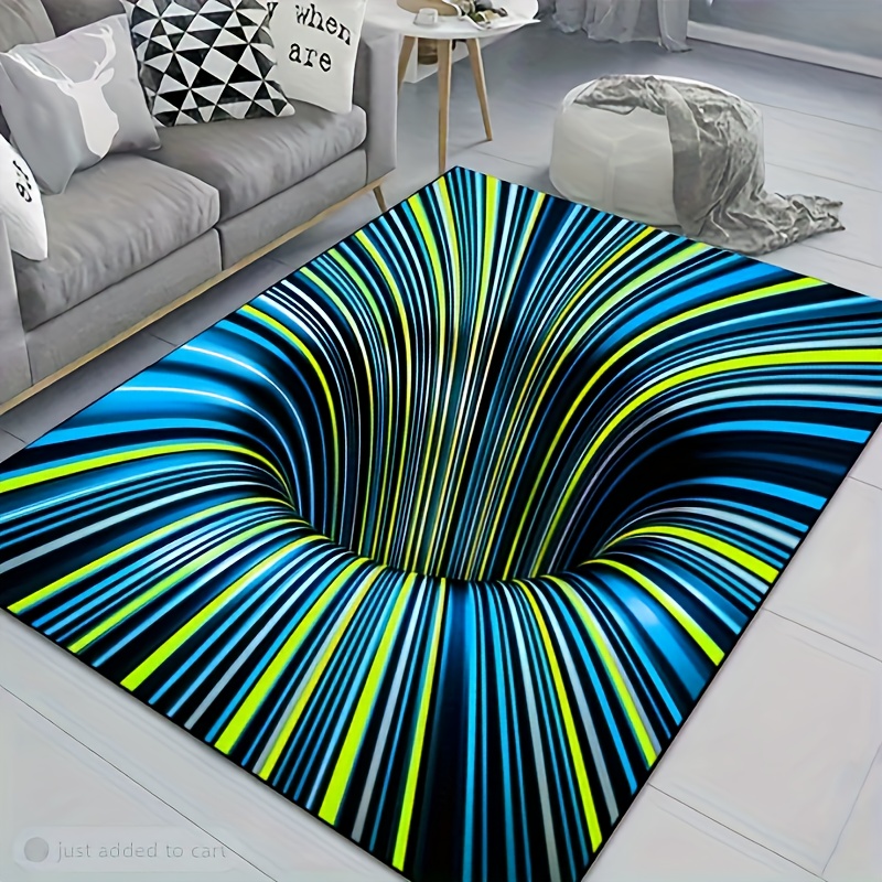 3d Vision Carpet Living Room Bedroom Floor Mat Doorway Decor - Temu