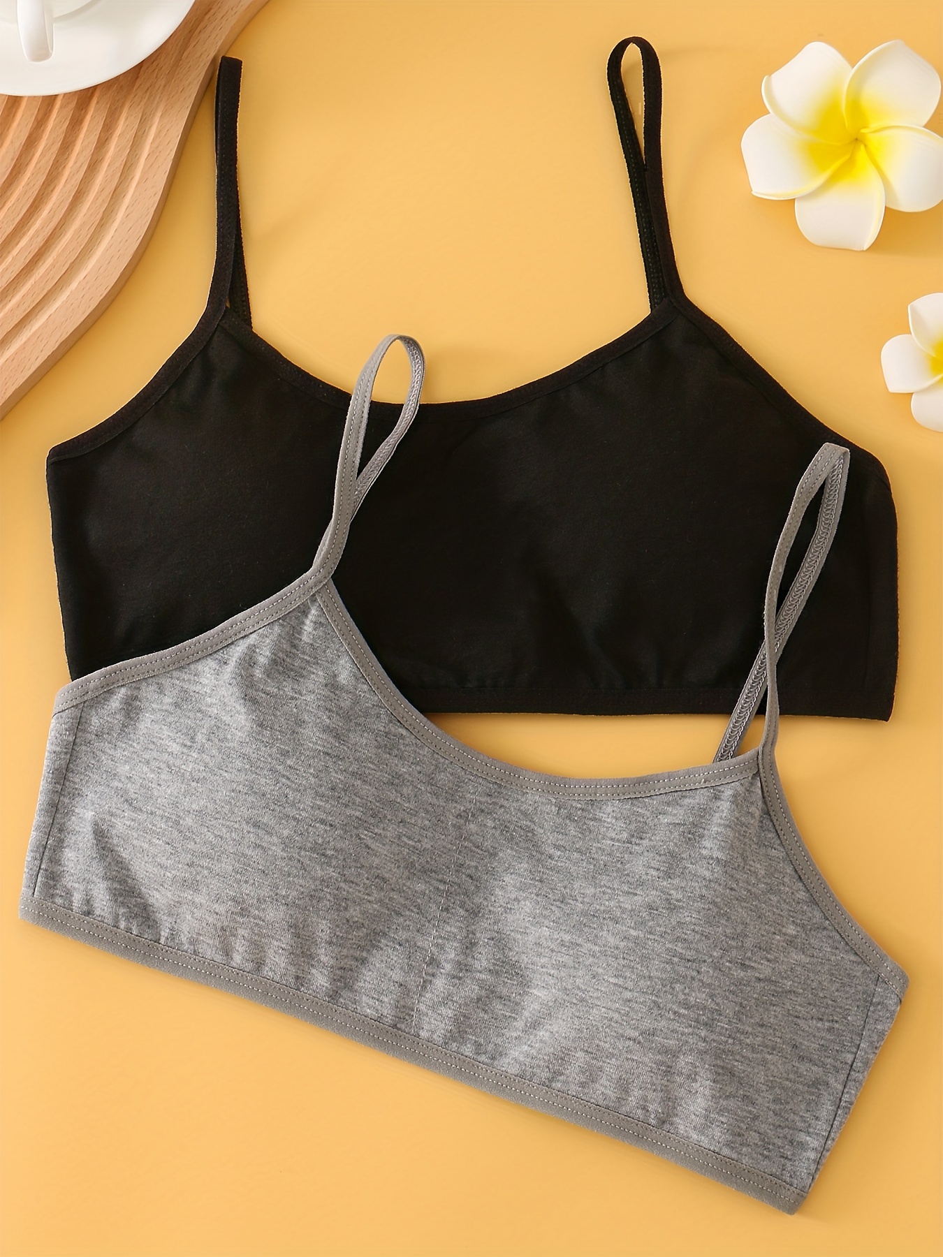 Double-layer Cotton Tube Bras For Girls