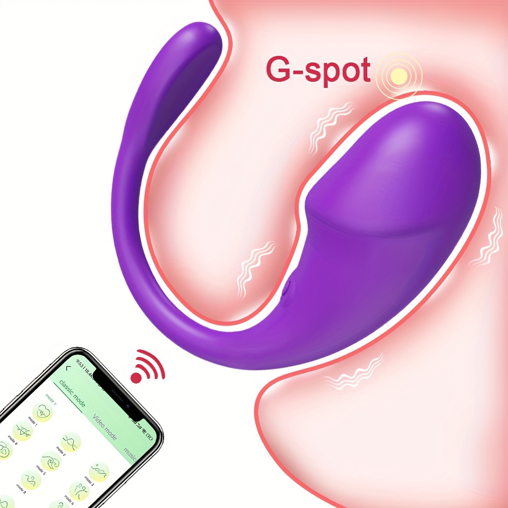 APP Control G-Spot Panty Vibrator, Long Distance Bluetooth Wearable,  Rechargerable Adult Sex Toys More Than 9 Vibrations For Women And Couple,  Female Toy